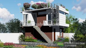 Viharaa Home Design - House Renovation Design - Boralla, Sri Lanka