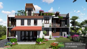 Viharaa Home Design - House Renovation Design - Mahalwarawa, Sri Lanka