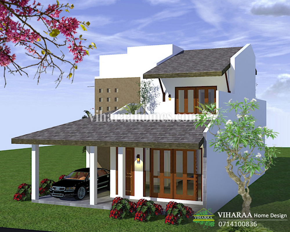 Two Story House Plan And Gampaha